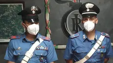 Il materiale sequestrato dai carabinieri
