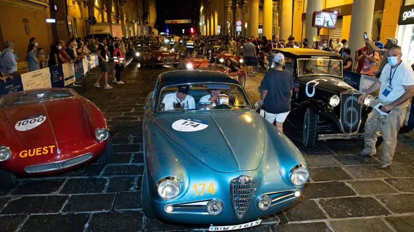 Mille Miglia 2021: l'arrivo a Bologna