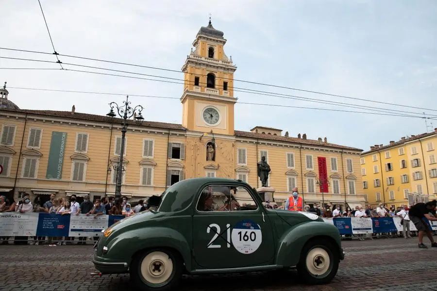 Mille Miglia 2021: il passaggio a Parma