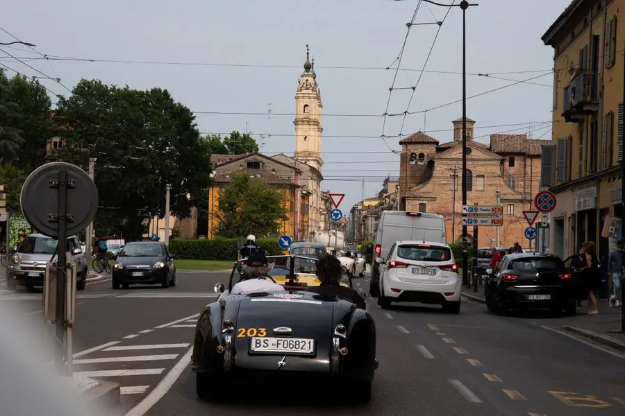 Mille Miglia 2021: il passaggio a Parma
