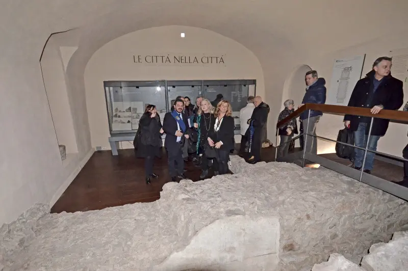 Palazzo Martinengo, i resti archeologici di tre millenni