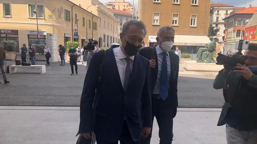 Il pm di Milano Paolo Storari al suo arrivo in tribunale d Brescia - © www.giornaledibrescia.it