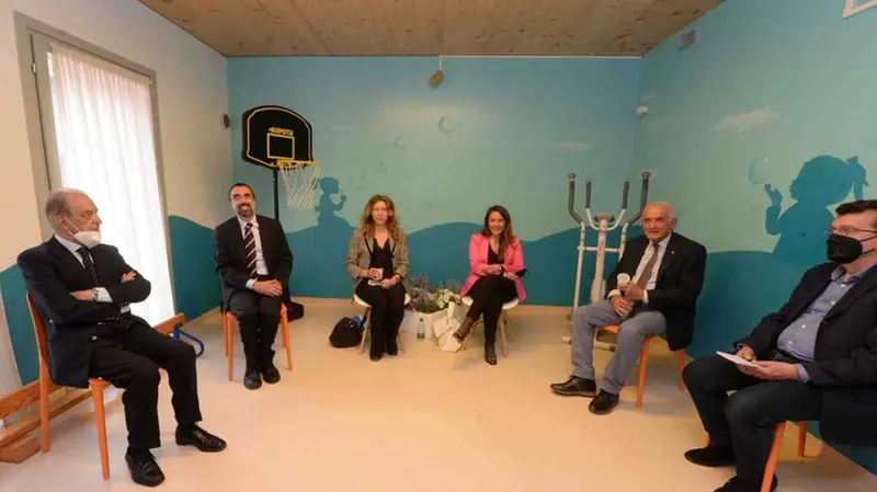 La ministra per le disabilità Erika Stefani in visita a Brescia