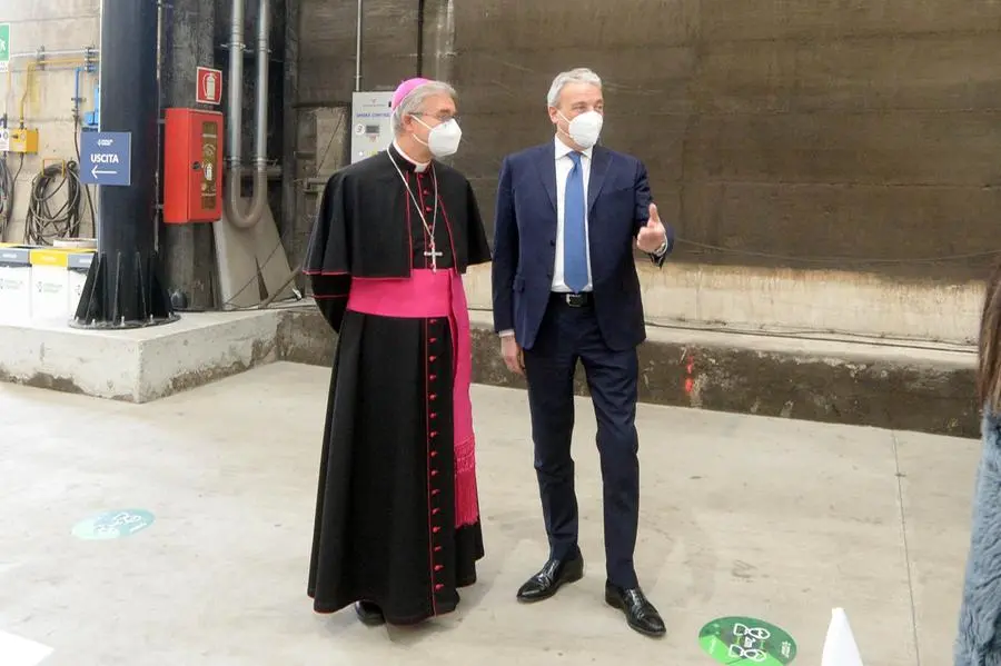Primo Maggio: messa con il Vescovo in Feralpi