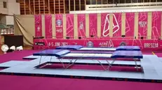 Tutto pronto al San Filippo per la tappa di Coppa del mondo di trampolino elastico - Foto aereworldcup2021 © www.giornaledibrescia.it