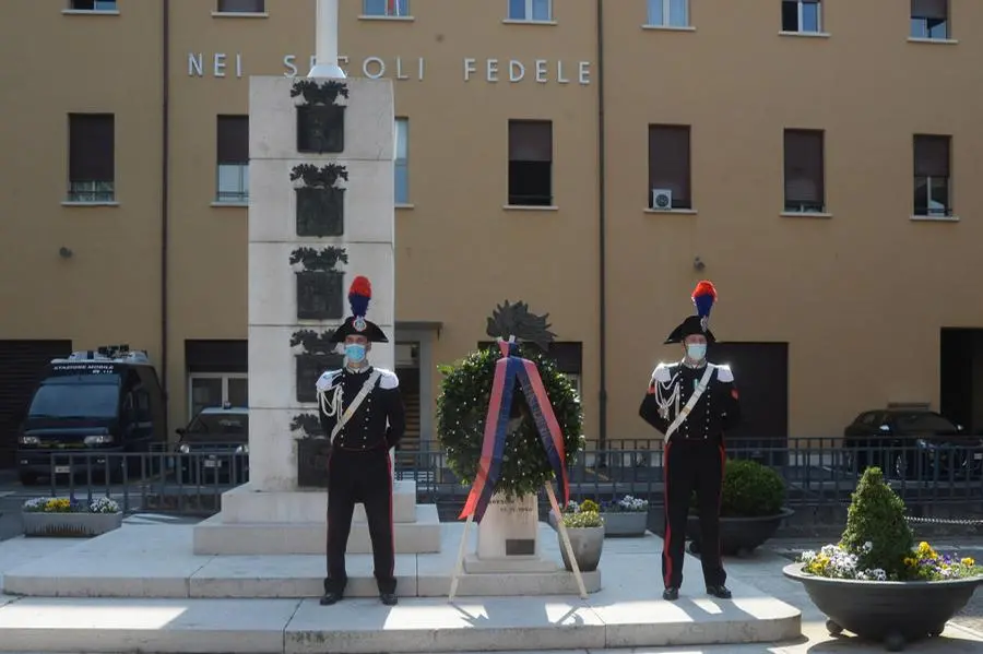 Alla caserma Masotti di Brescia si è celebrata la festa dell'Arma dei carabinieri