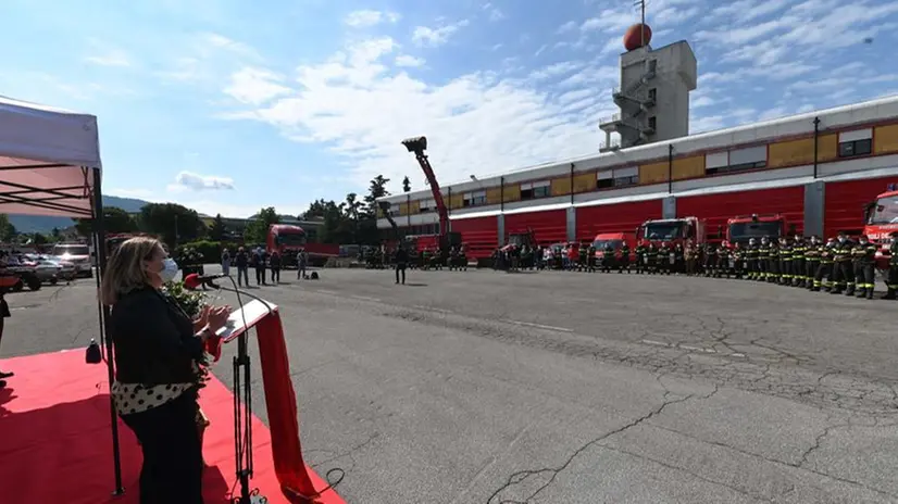La nuova sala operativa dei Vigili del fuoco di Brescia