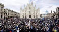 A Milano la festa dei tifosi dell'Inter