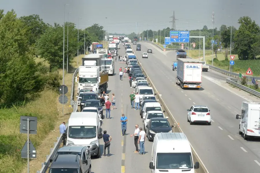 Code e incidente in Tangenziale Sud