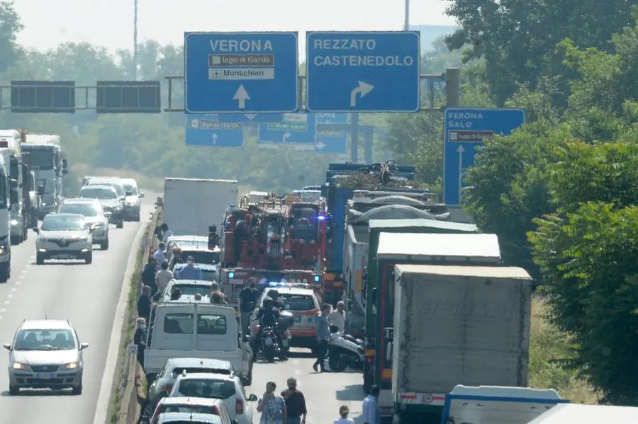 Code e incidente in Tangenziale Sud