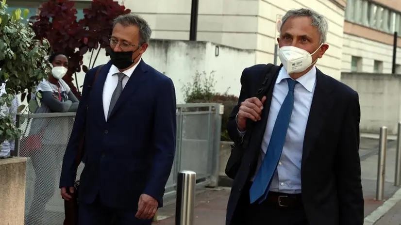 Il pm di Milano Paolo Storari con il suo avvocato Paolo Della Sala