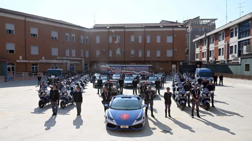 La Polizia Stradale impegnata nella Mille Miglia 2021 - Foto Gabriele Strada /Neg © www.giornaledibrescia.it