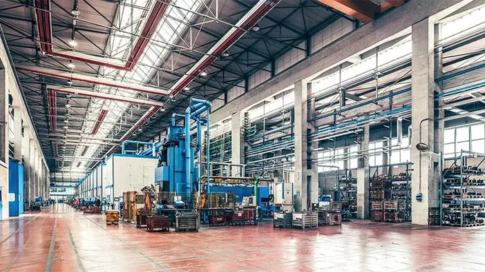 L'interno di uno degli stabilimenti della Gnutti Cirillo