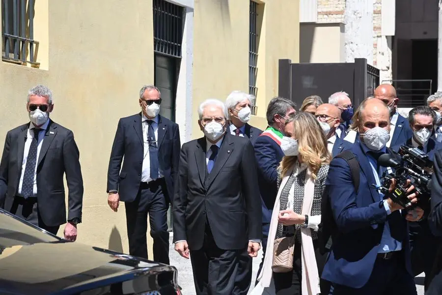 Il Presidente Mattarella ha voluto tenere un discorso a braccio anche al Capitolium