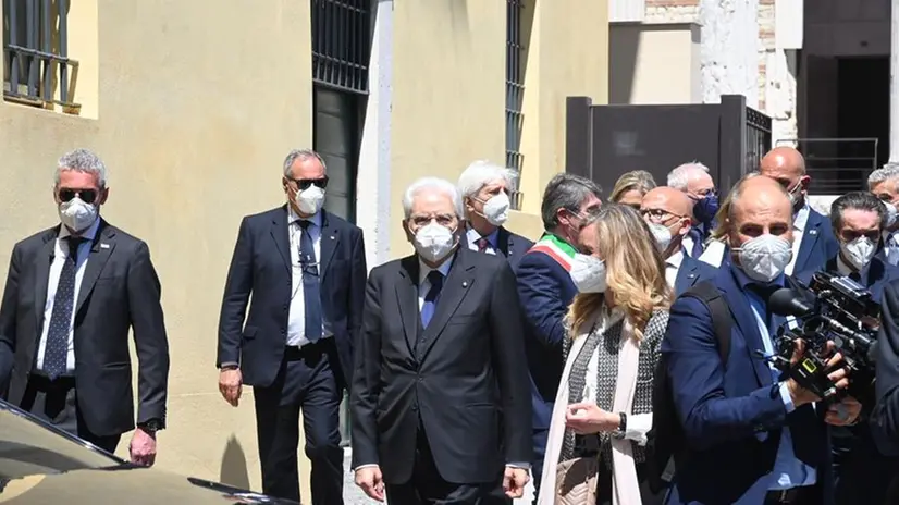 Il Presidente Mattarella ha voluto tenere un discorso a braccio anche al Capitolium