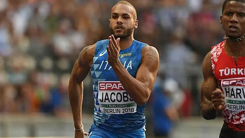 Marcell Jacobs con la maglia dell'Italia - © www.giornaledibrescia.it