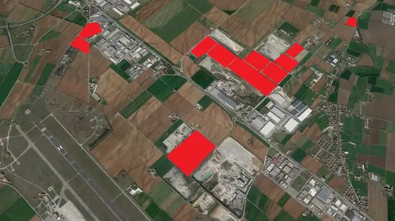La concentrazione delle discariche a ridosso di Vighizzolo