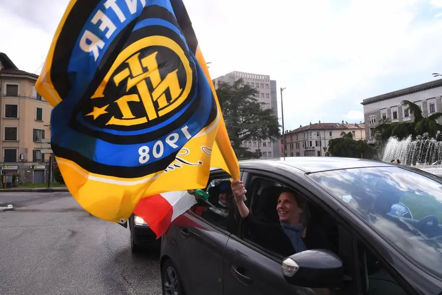 Inter Campione d'Italia: i festeggiamenti a Brescia