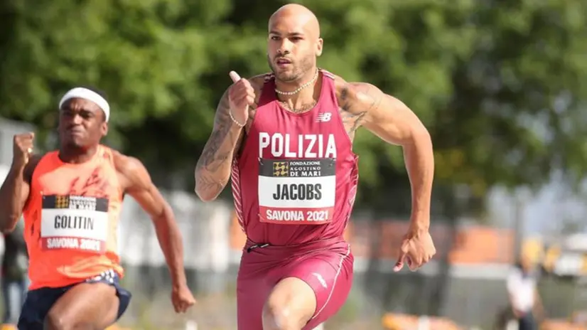 Marcell Jacobs si è confermato il più forte di tutti in Italia sui 100 metri - PHOTO COLOMBO_FIDAL © www.giornaledibrescia.it