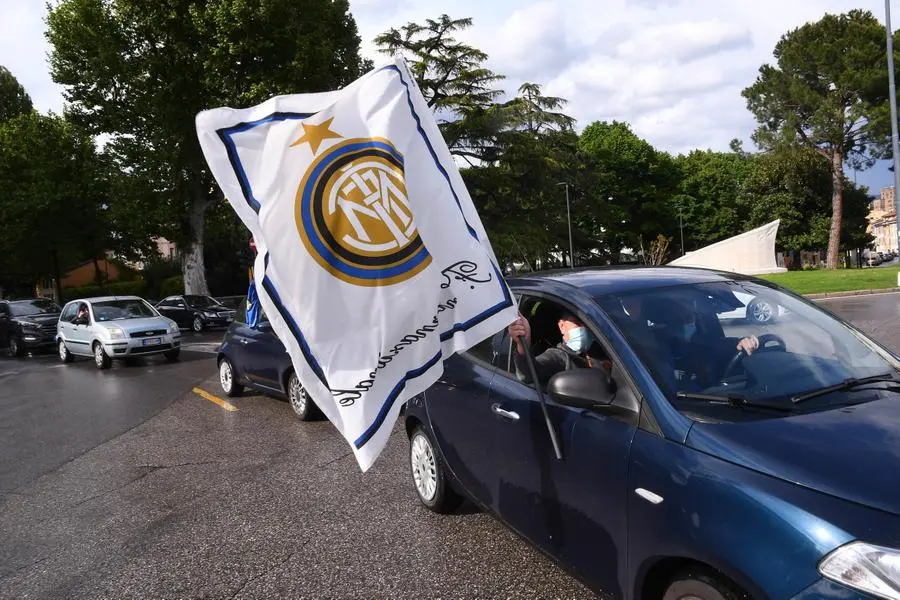 Inter Campione d'Italia: i festeggiamenti a Brescia
