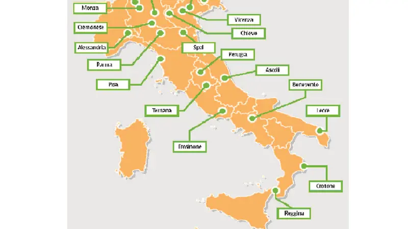 L'Italia della serie B 2021-'22 - © www.giornaledibrescia.it