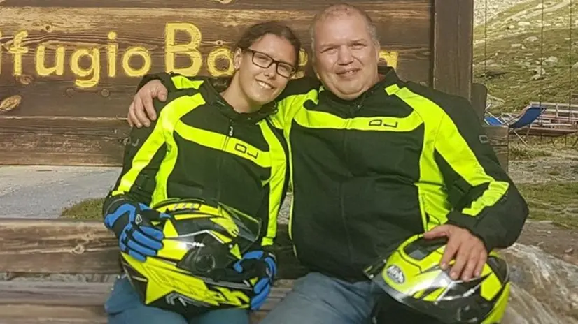 Papà e figlia condividevano la passione per la moto - Foto © www.giornaledibrescia.it