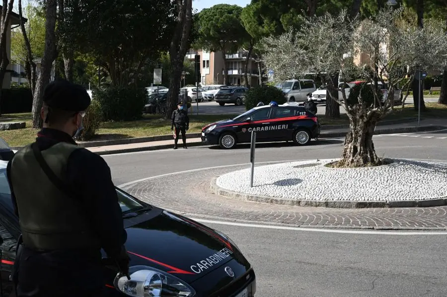 Il controllo dei Carabinieri a Desenzano