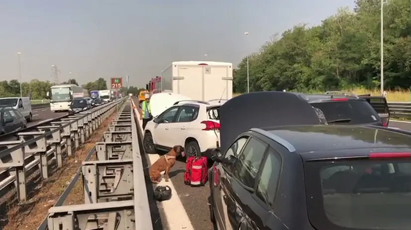 L'incidente stamattina in A4