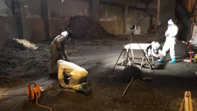 La raccolta materiali nella stanza delle scorie