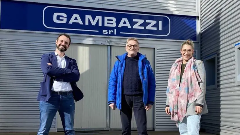 Da sinistra  Alfredo Rabaiotti, Gianandrea e Greta Gambazzi