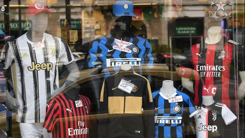 Inter, Milan e Juve - Foto Ansa  © www.giornaledibrescia.it