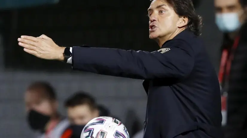 Mancini nel match contro la Lituania - © www.giornaledibrescia.it