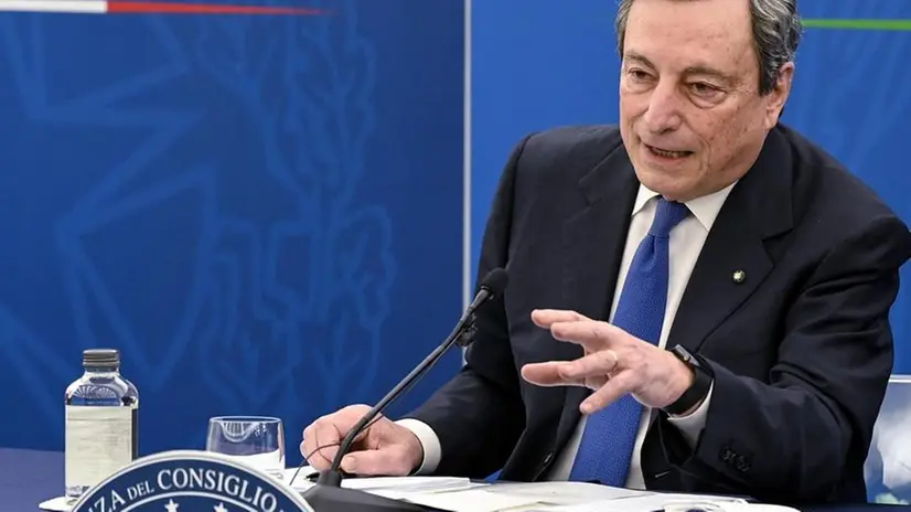Numerosi i temi toccati da Draghi con i giornalisti - Foto © www.giornaledibrescia.it