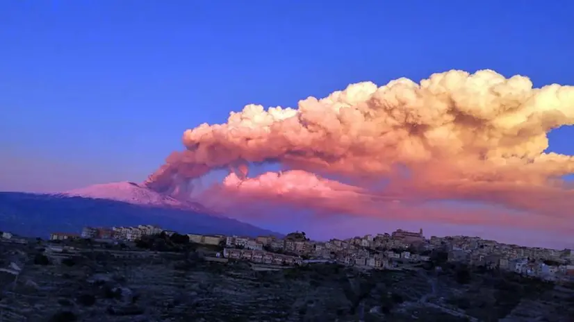 L'eruzione sull'Etna