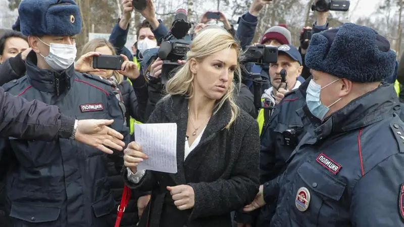 Anastasia Vasilyeva, uno dei medici di fiducia di Navalny - Foto Epa/Sergei Ilnitsky © www.giornaledibrescia.it