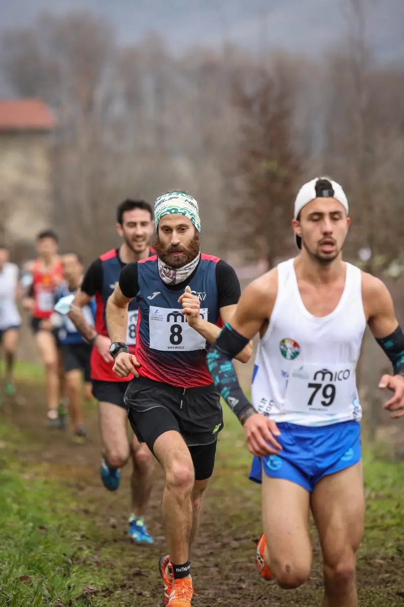 La corsa maschile al Parco delle Cave