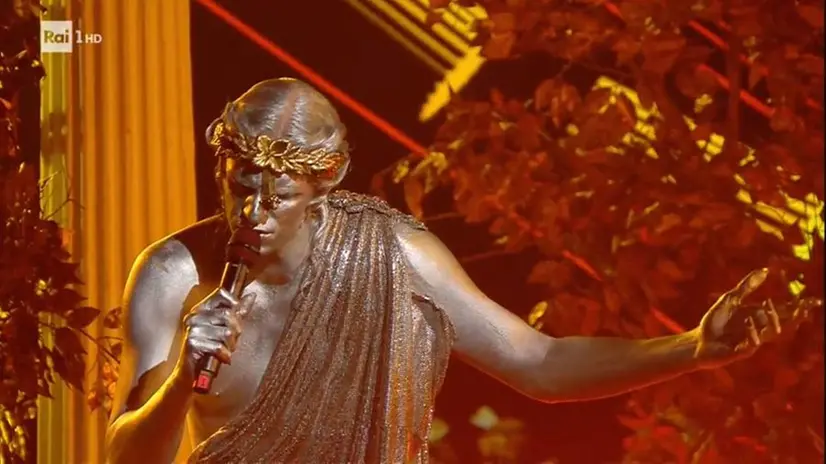 Il quadro di Achille Lauro