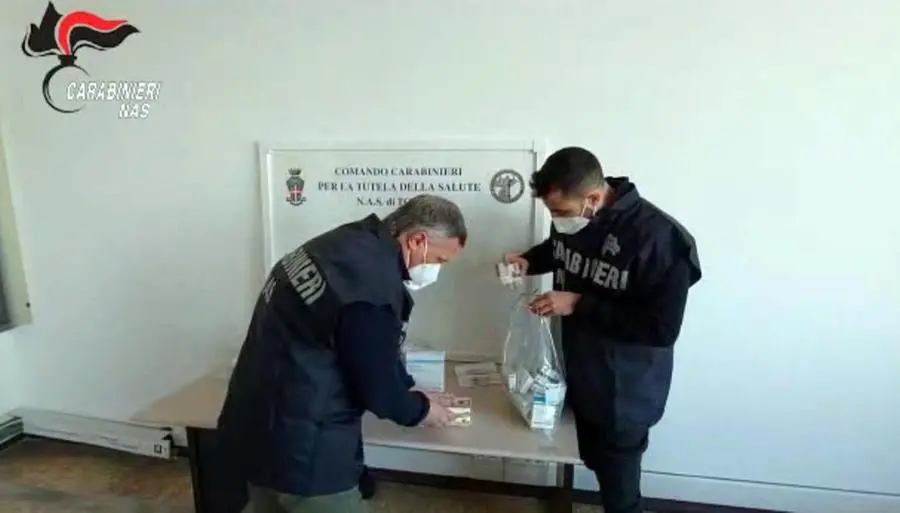 militari del Nas di Torino hanno dato esecuzione alle misure cautelari, ai domiciliari, in seguito a