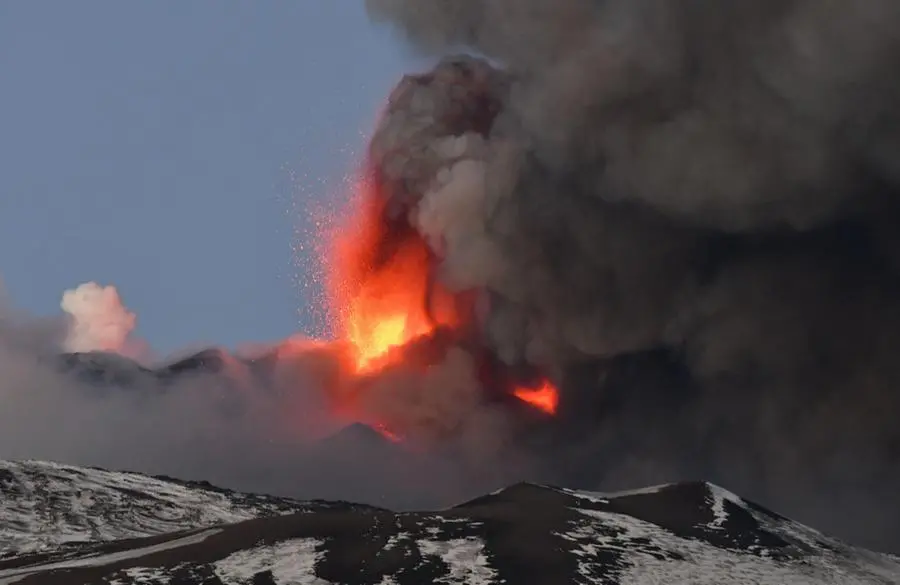 Lava sull'Etna