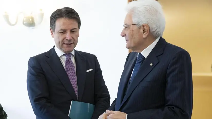 Conte e Mattarella al Quirinale