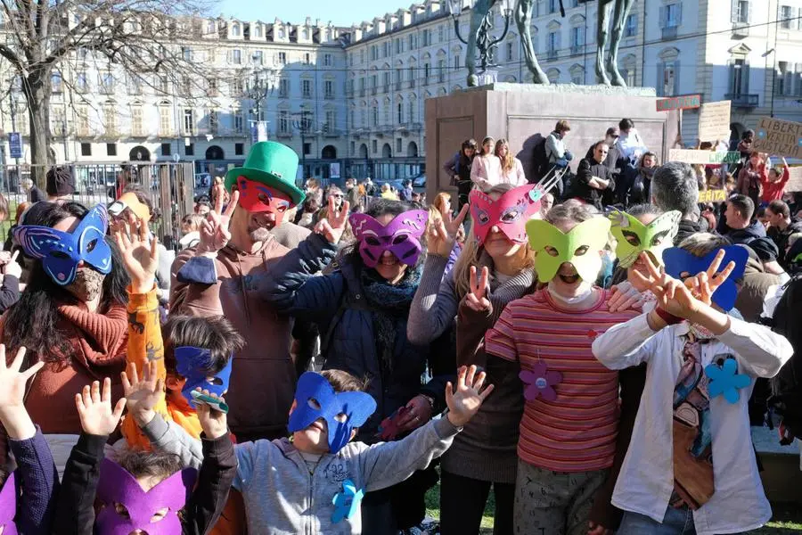 La manifestazione di Torino