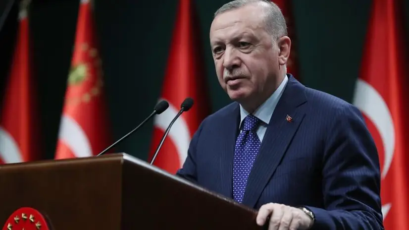 Il presidente turco Tayyip Erdogan - Foto Ansa © www.giornaledibrescia.it