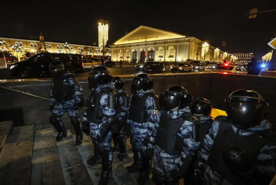 I manifestanti a Mosca