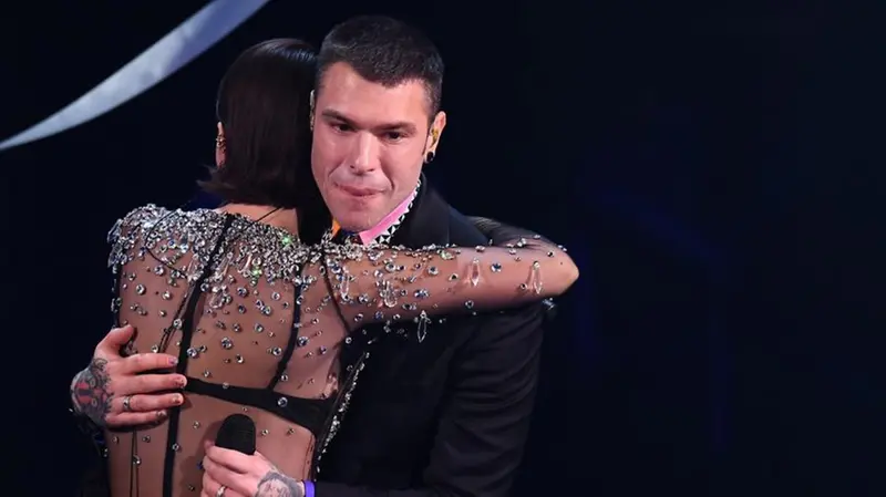 Alcuni momenti della prima serata del Festival di Sanremo 2021