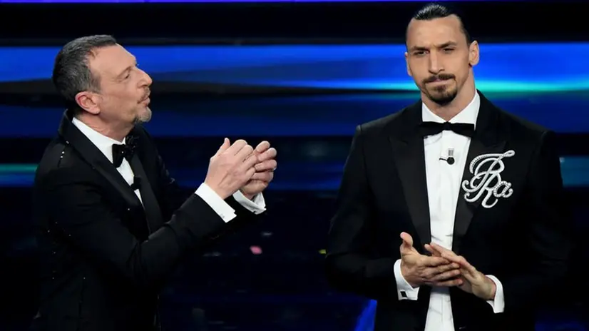 A Sanremo anche Zlatan Ibrahimovic