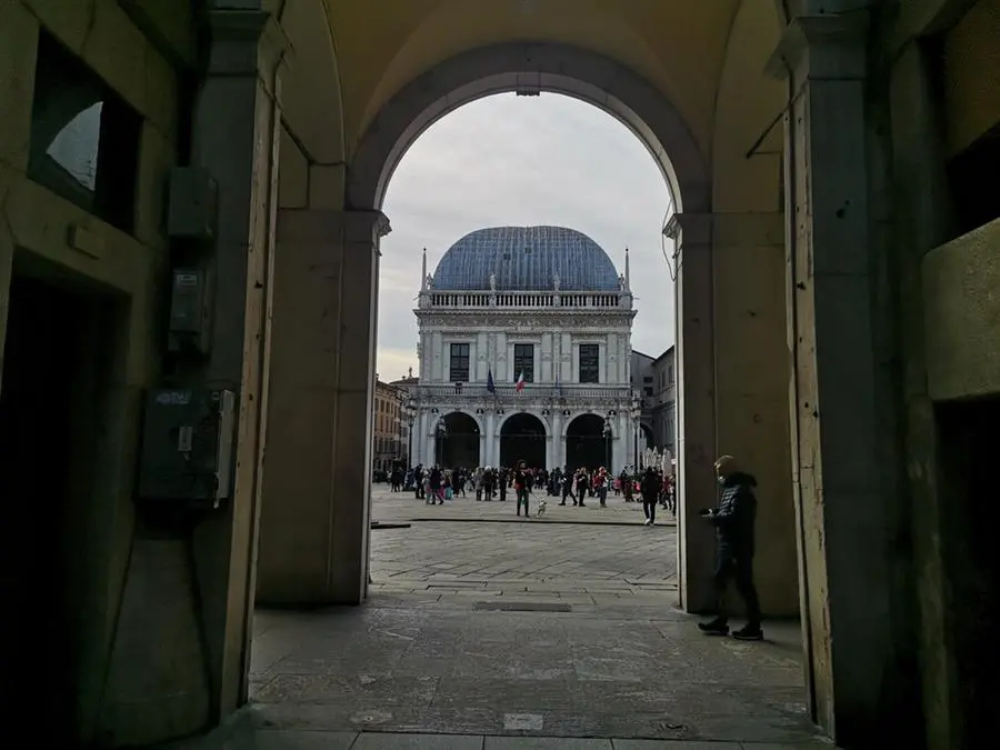 Carnevale in piazza Loggia