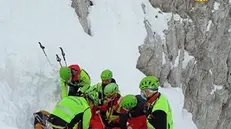 L'esercitazione del Soccorso alpino