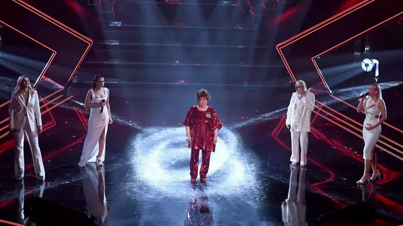 Alcune foto di Orietta Berti al Festival di Sanremo