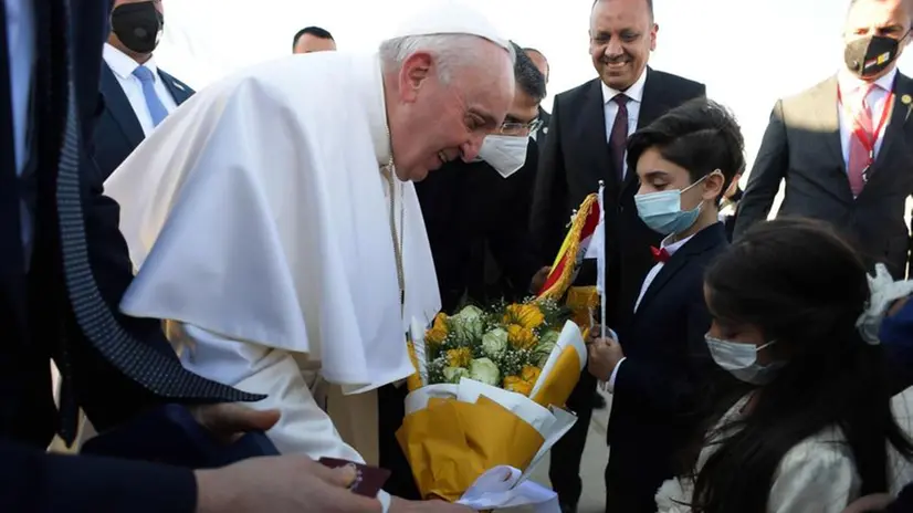 La grande accoglienza riservata a Papa Francesco in Iraq
