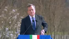 Draghi a Bergamo per omaggiare le vittime del Covid